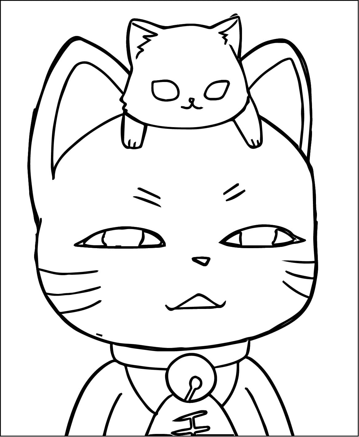 Turbo Granny Dandadan coloring page