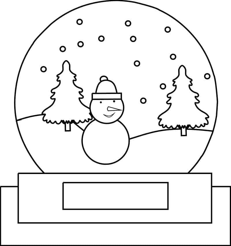 Very Simple Snow Globe