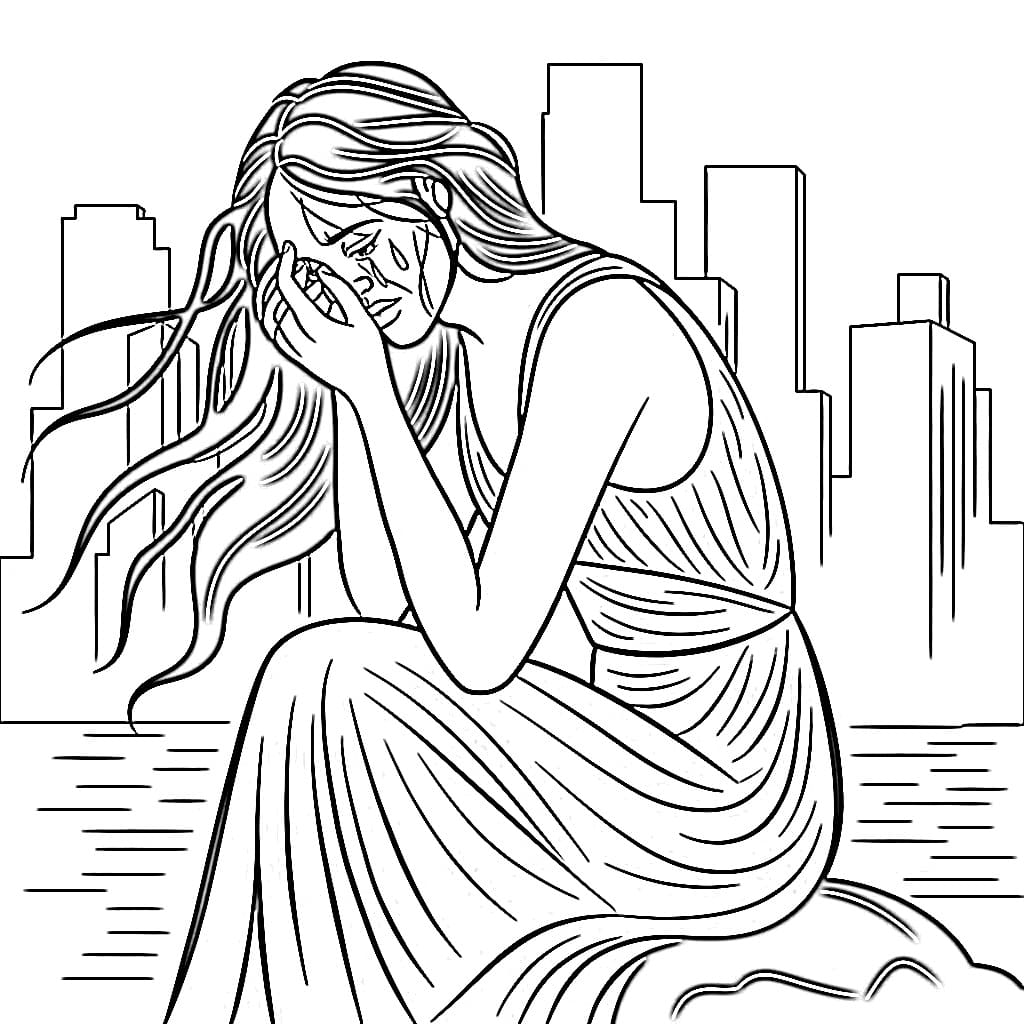 Weeping Woman Picture