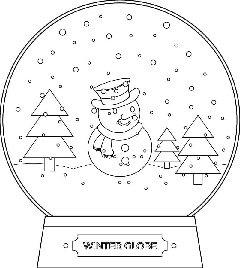 Winter Snow Globe