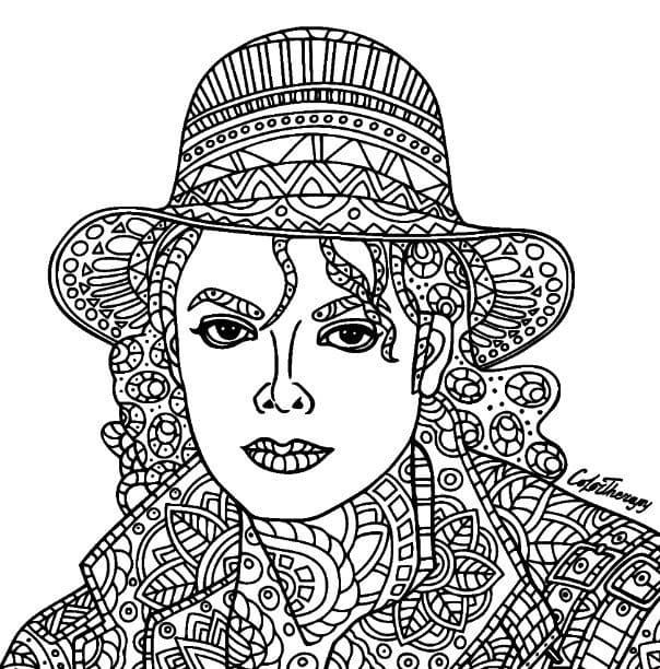 Zentangle Michael Jackson