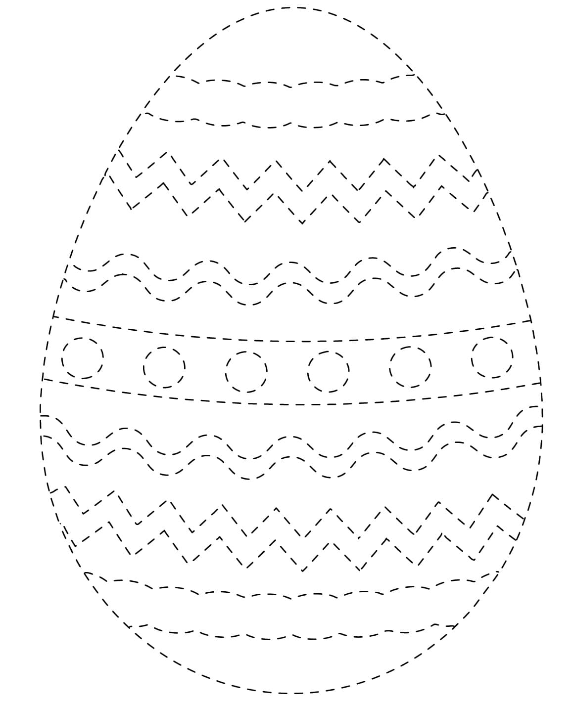 Basic Easter Egg Tracing