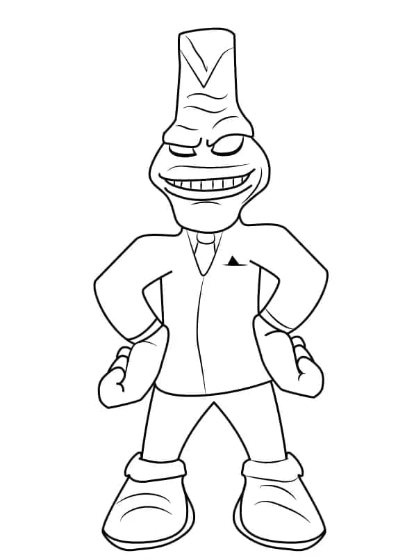 Chairman Drek from Ratchet and Clank coloring page