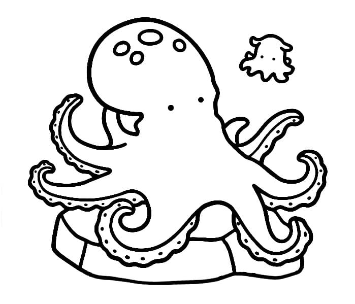 Coco Wyo Octopus coloring page