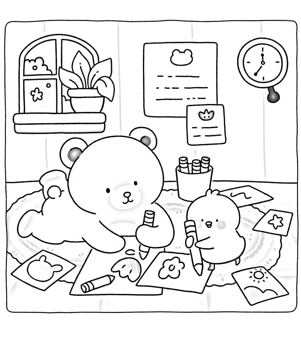 Drawing of Coco Wyo coloring page