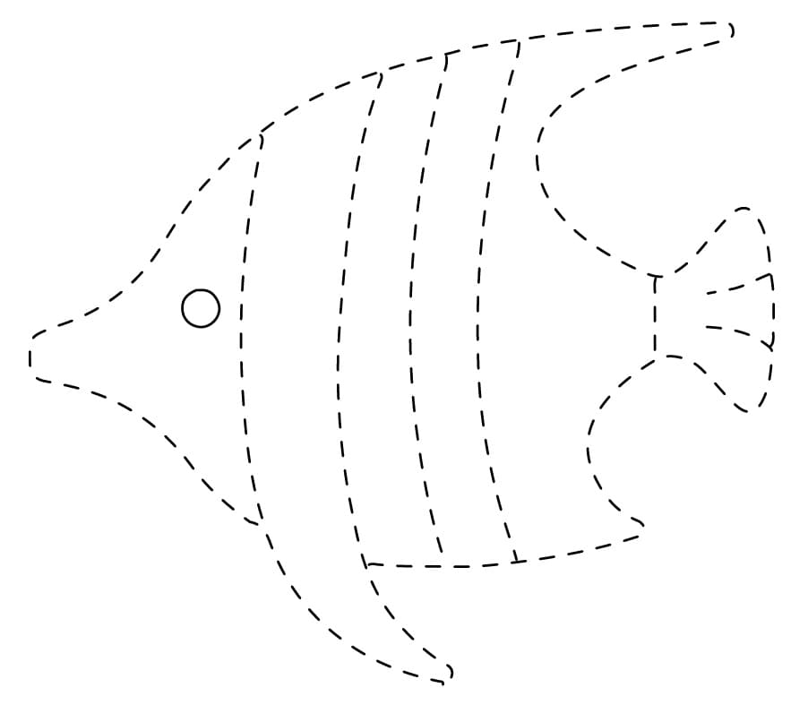 Fish Tracing For Kids