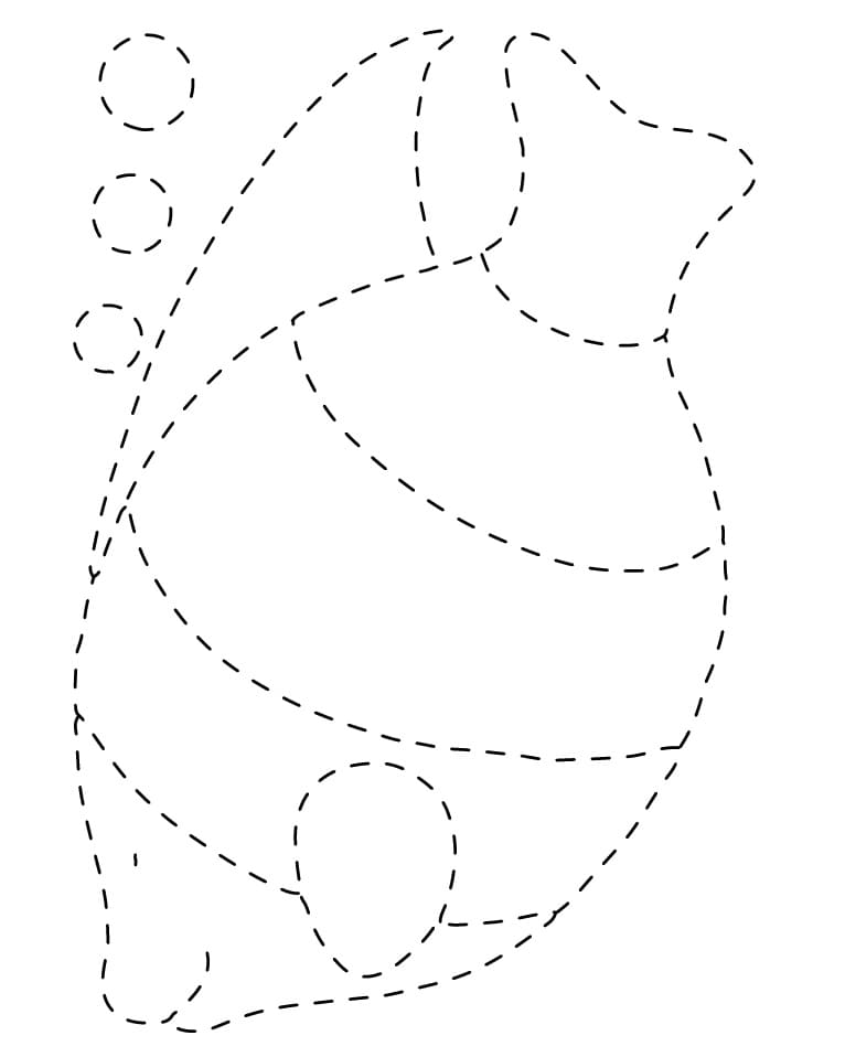 Fish Tracing Free Worksheet