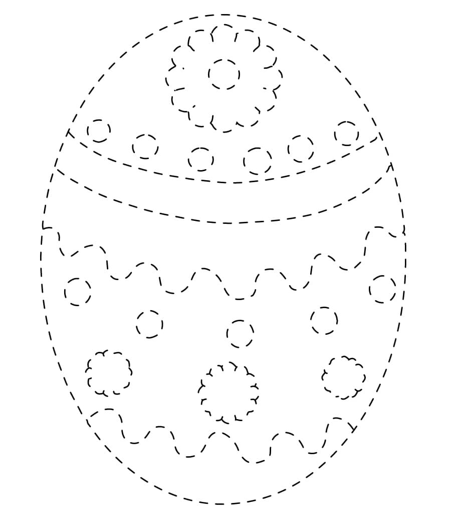 Free Easter Egg Tracing