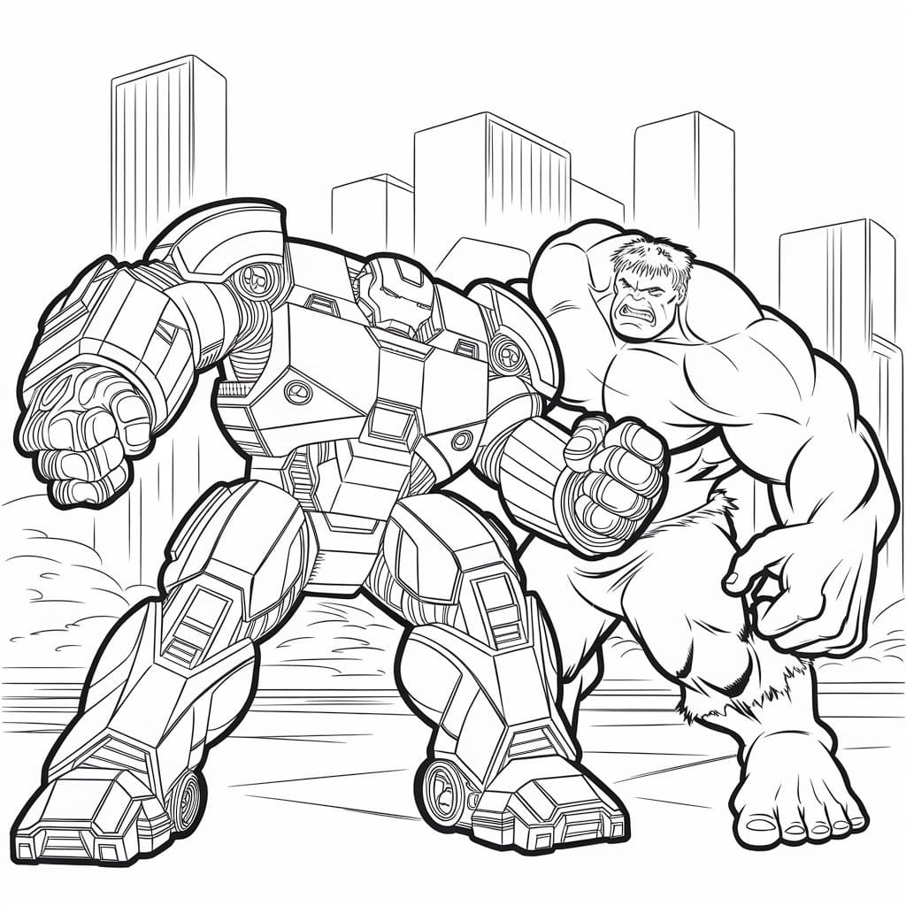 Hulkbuster vs Hulk