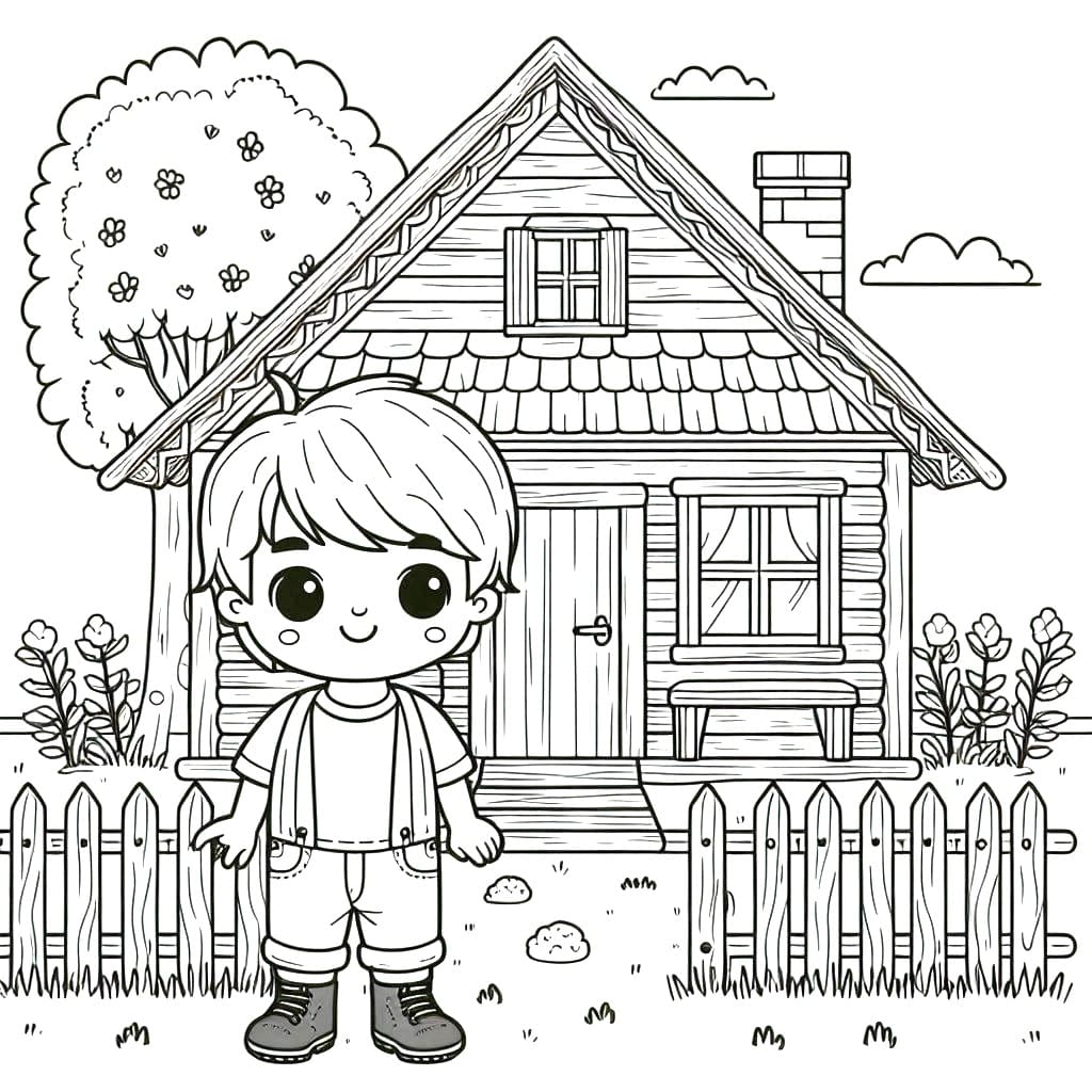 Little Boy and Cottagecore