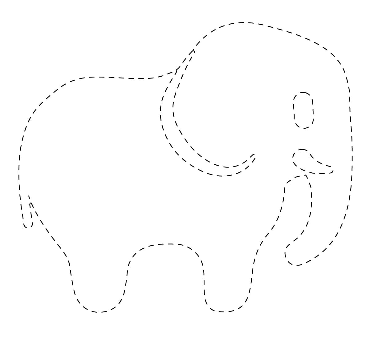 Normal Elephant Tracing