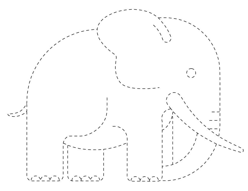 Perfect Elephant Tracing