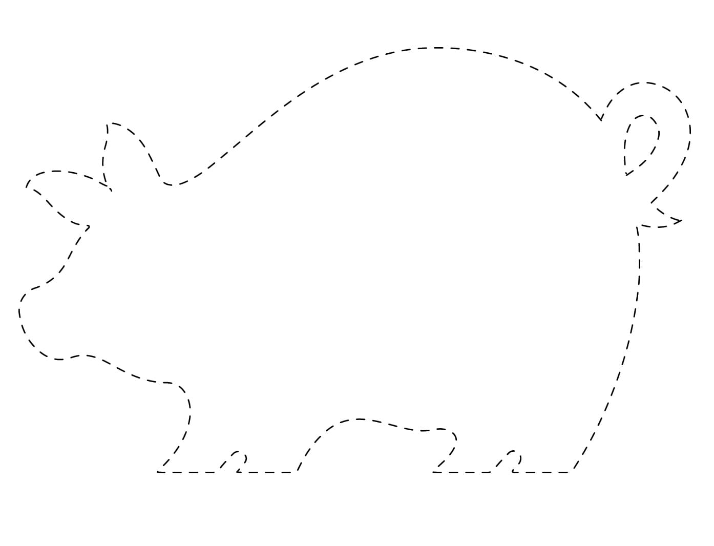 Pig Tracing For Children