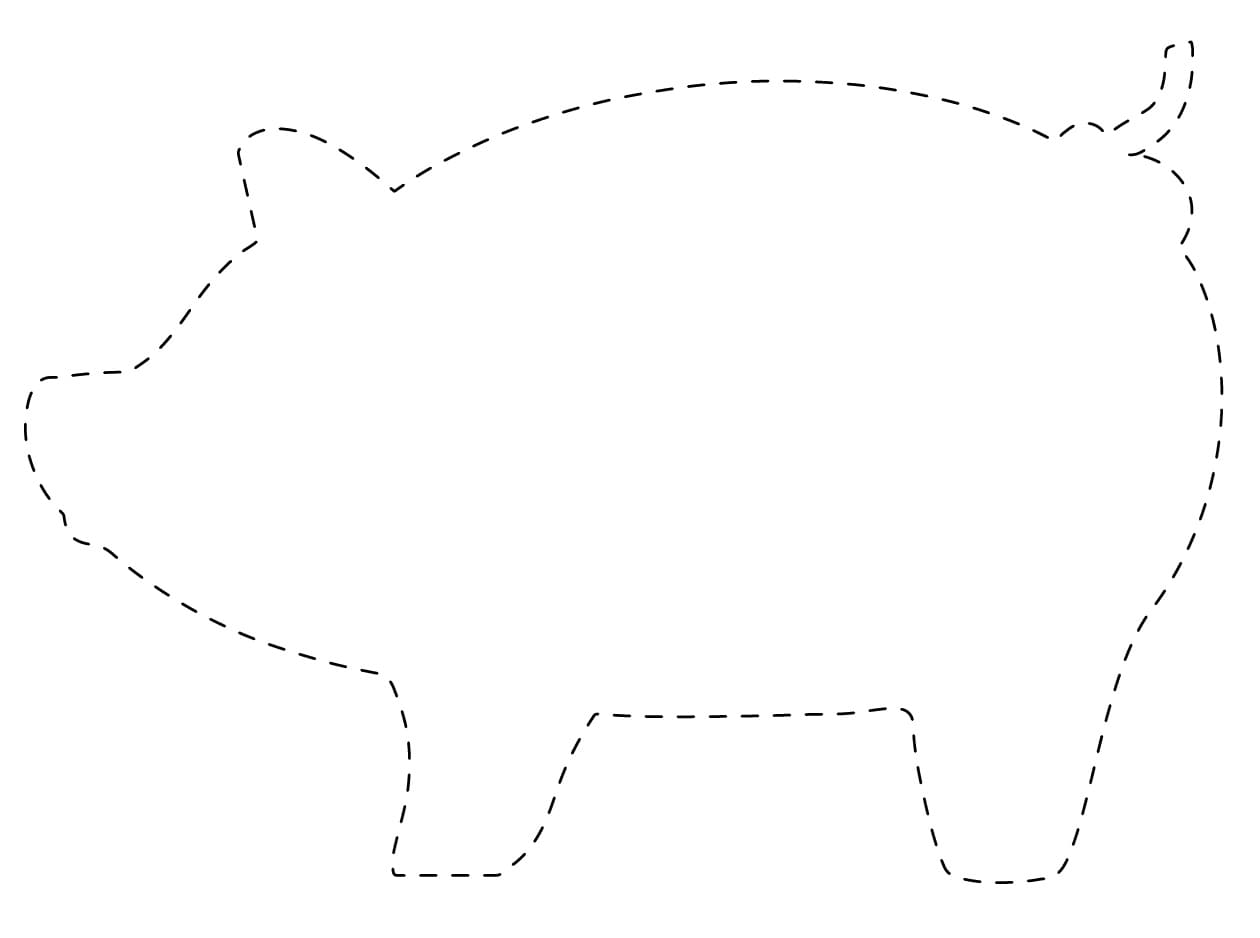 Pig Tracing For Kids