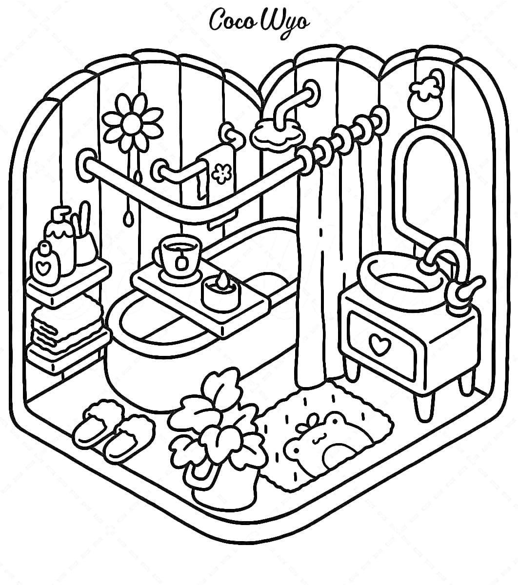 Print Coco Wyo coloring page