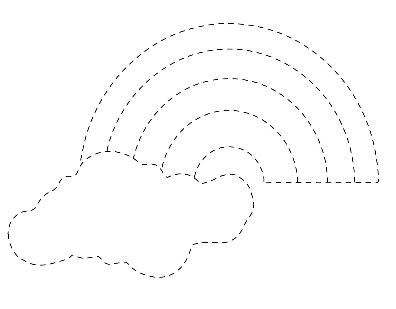 Rainbow Tracing Sheet