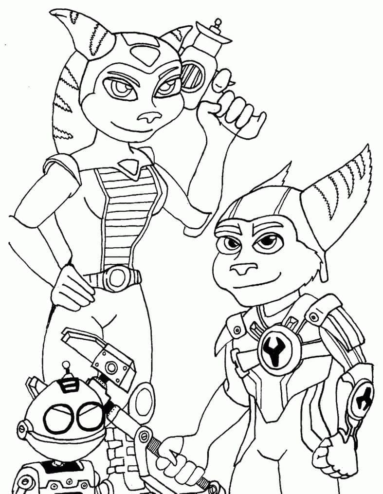 Ratchet and Clank Characters