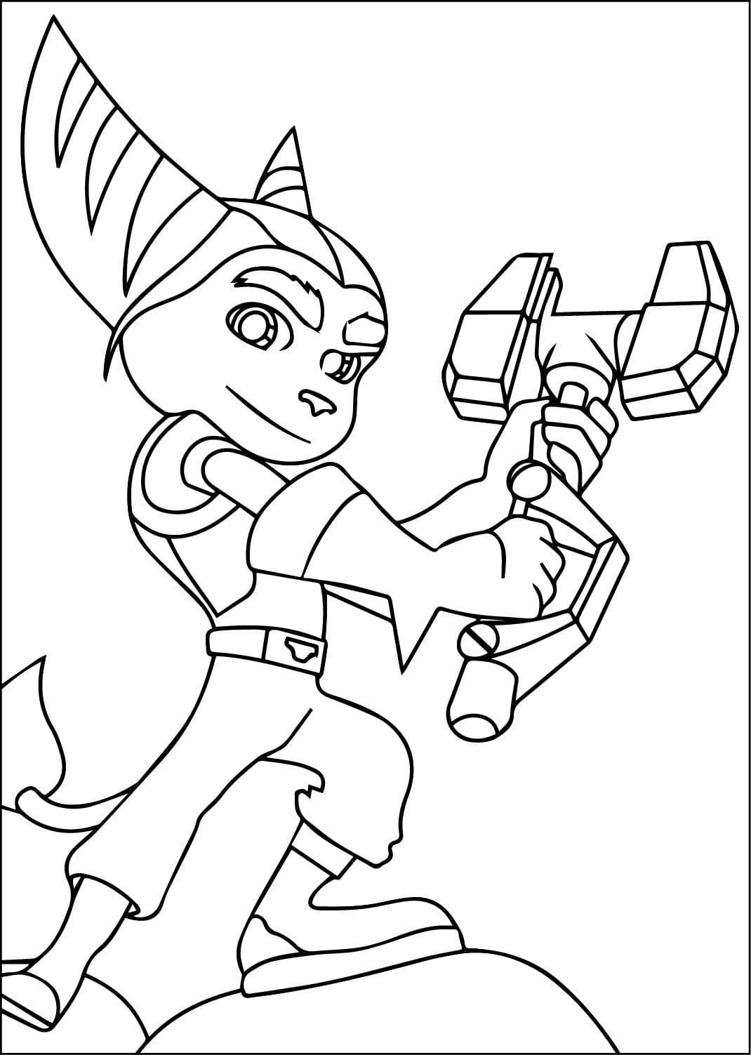 Ratchet and Clank Free Printable For Kids