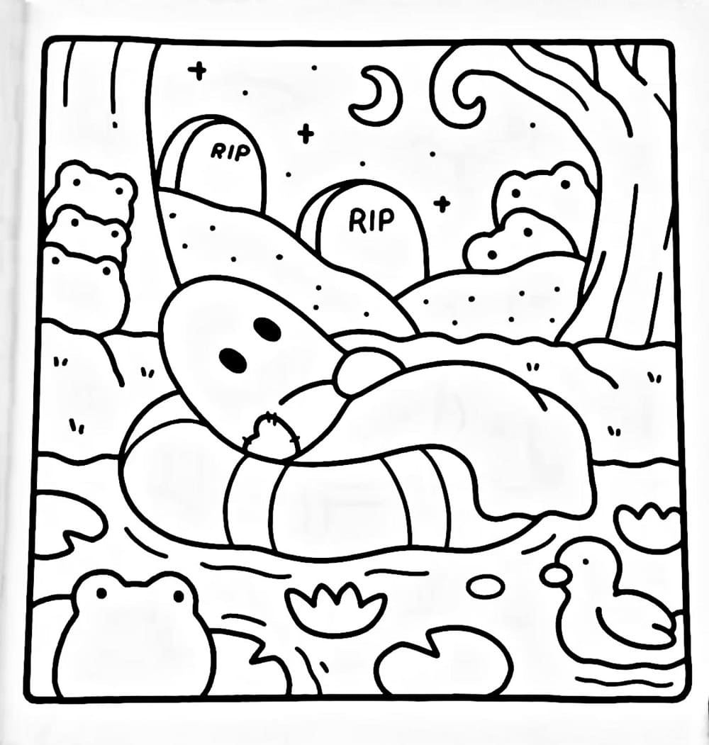 Scary Coco Wyo coloring page