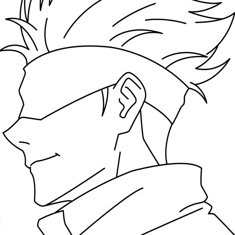 Gojo Satoru coloring pages