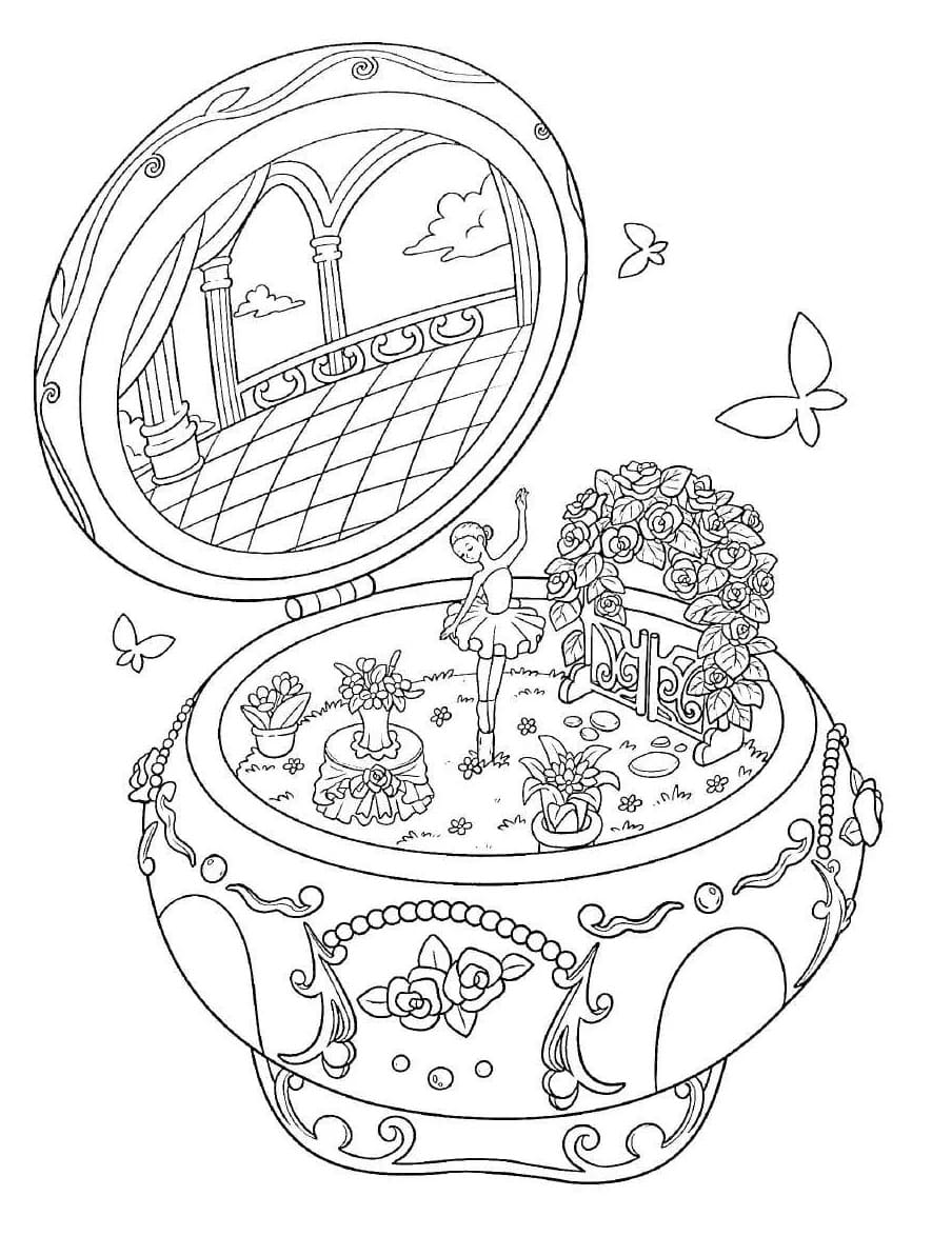 Adorable Pocket World coloring page