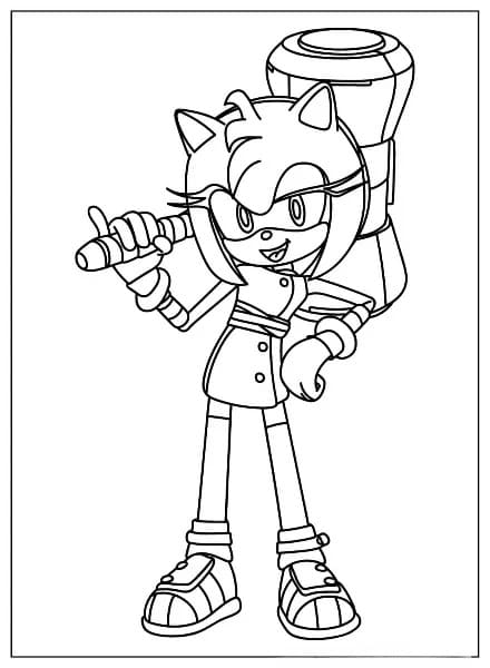 Amy Rose from Sonic the Hedgehog 3