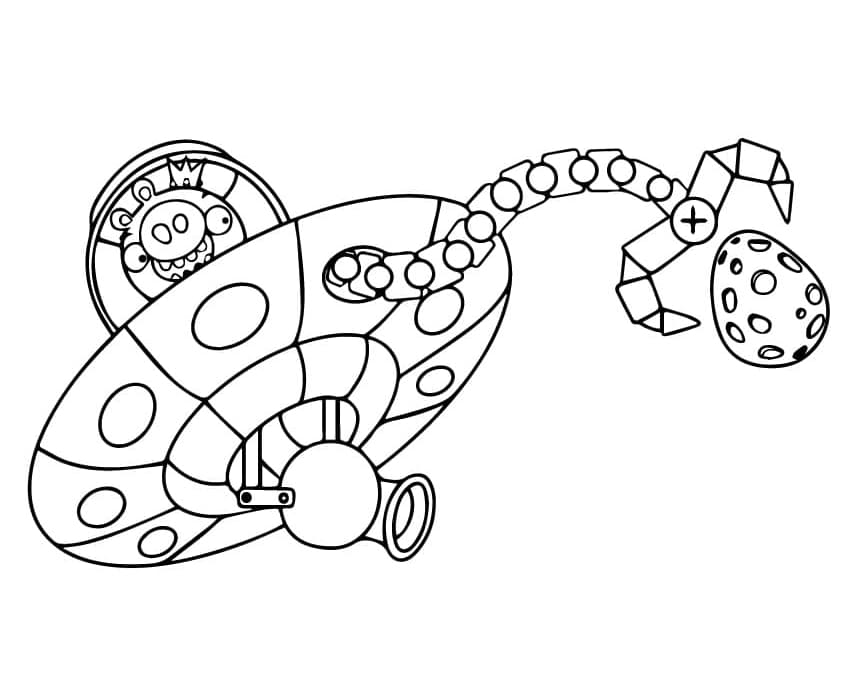 Angry Birds Space Printable coloring page