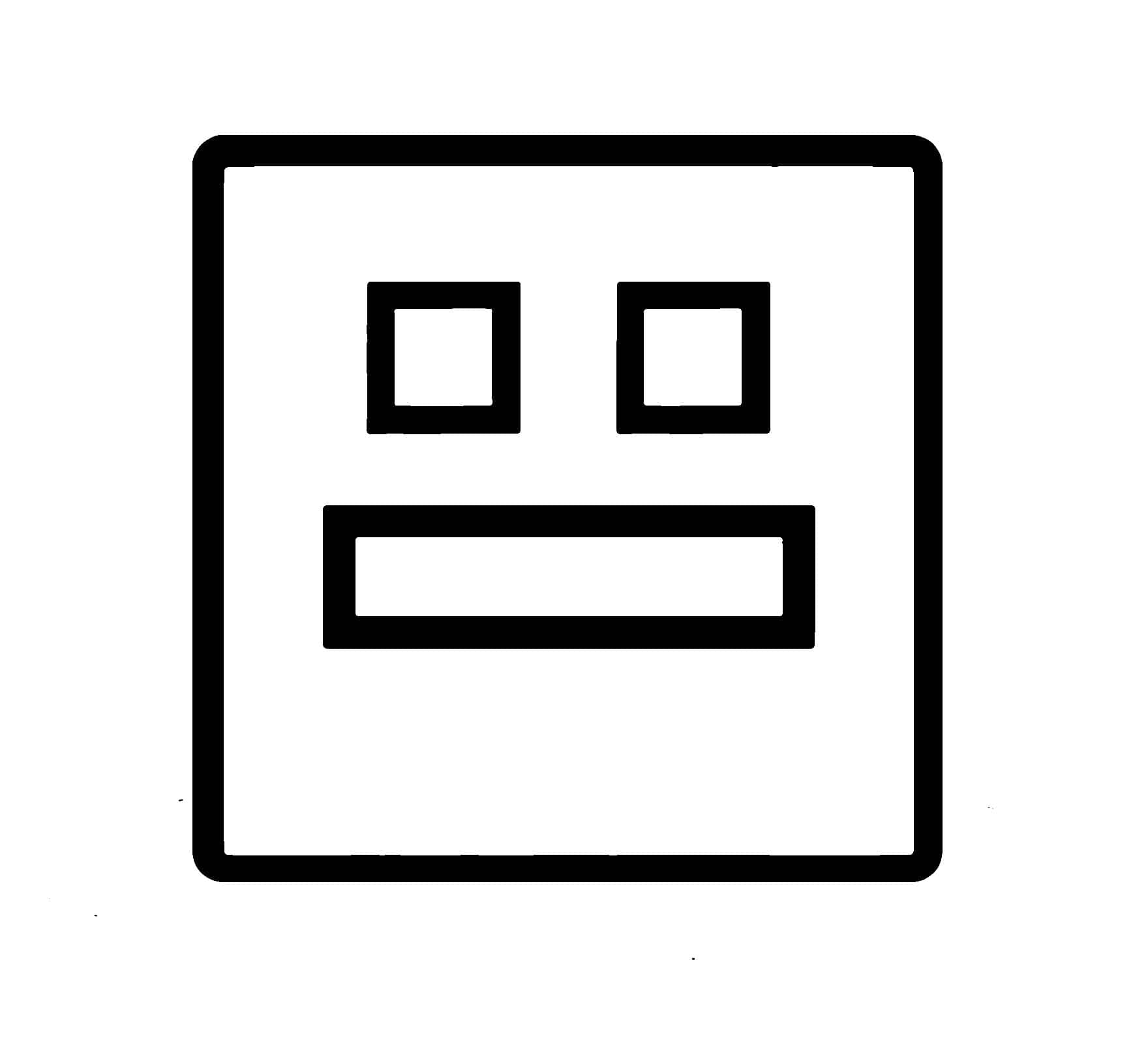 Basic Geometry Dash coloring page