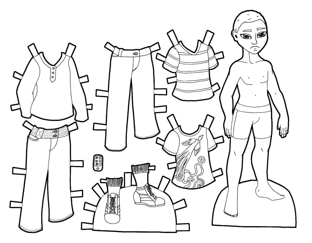 Boy Paper Doll