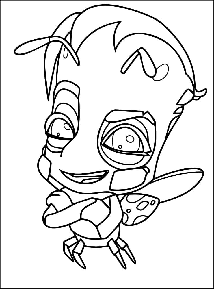 Buddy from Zooba coloring page