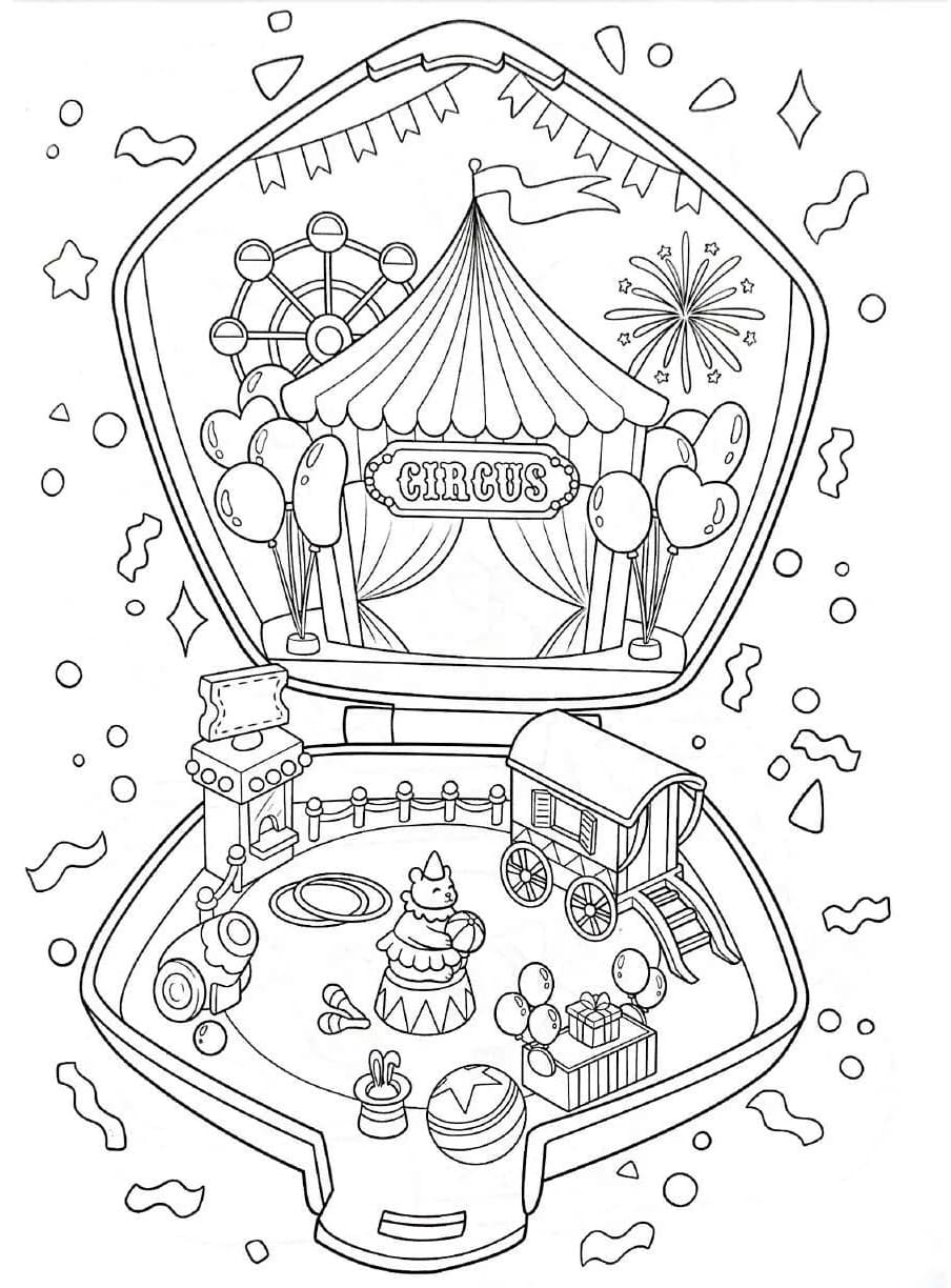 Circus Pocket World coloring page