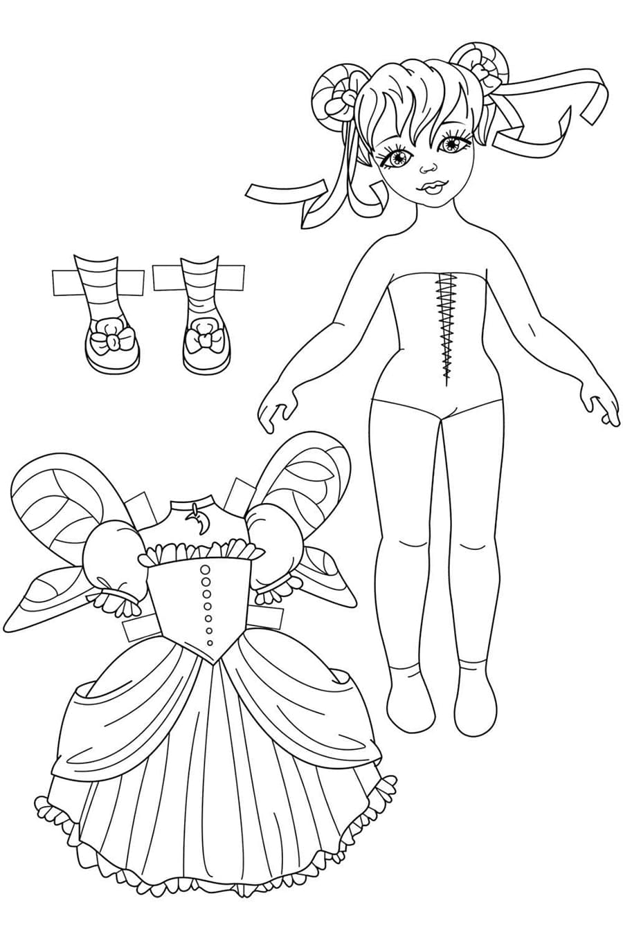 Cute Paper Doll