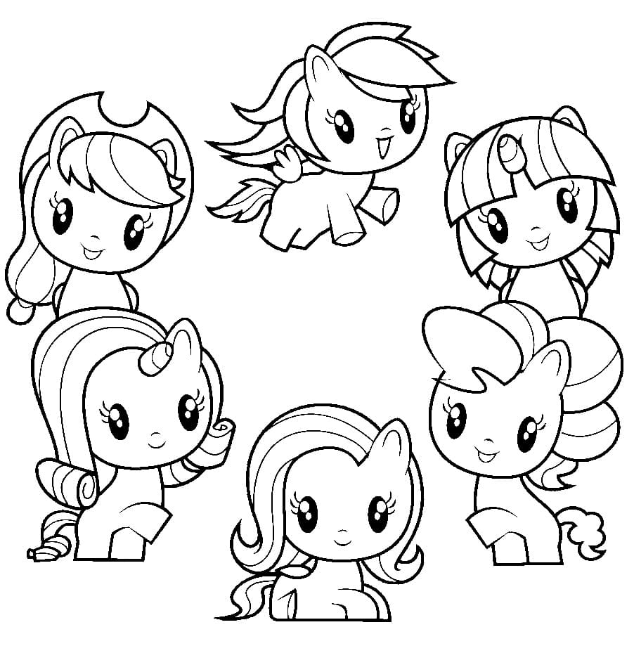 Cutie Mark Crew Image coloring page