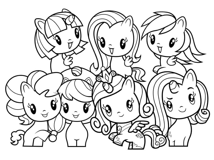 Cutie Mark Crew coloring pages