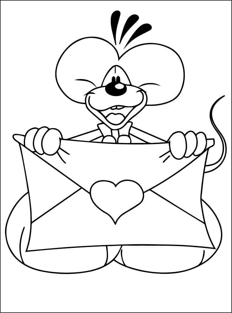 Diddl coloring pages