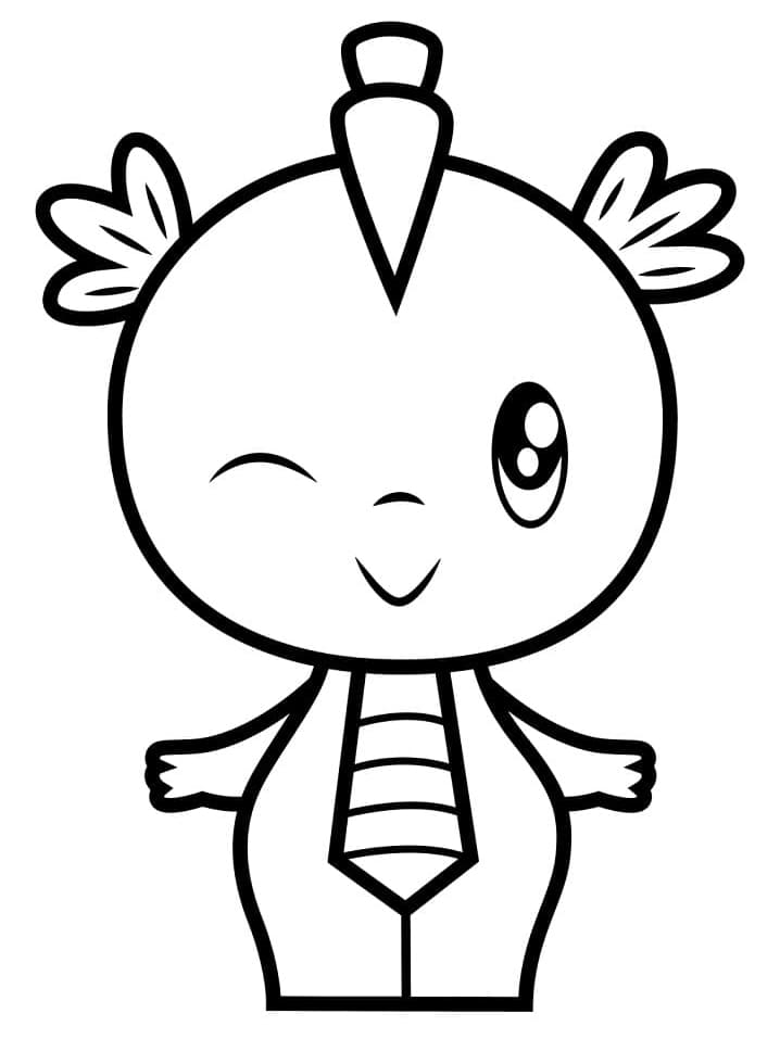 Dragon Spike from Cutie Mark Crew coloring page