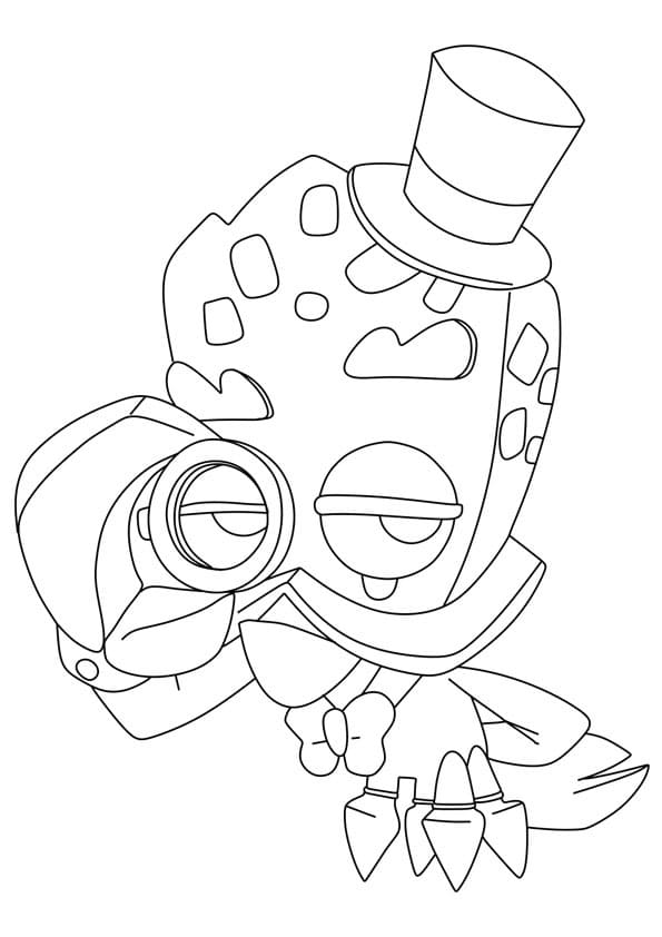 Earl from Zooba coloring page