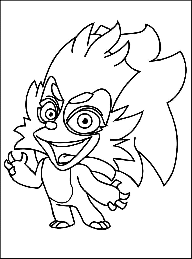 Edna from Zooba coloring page