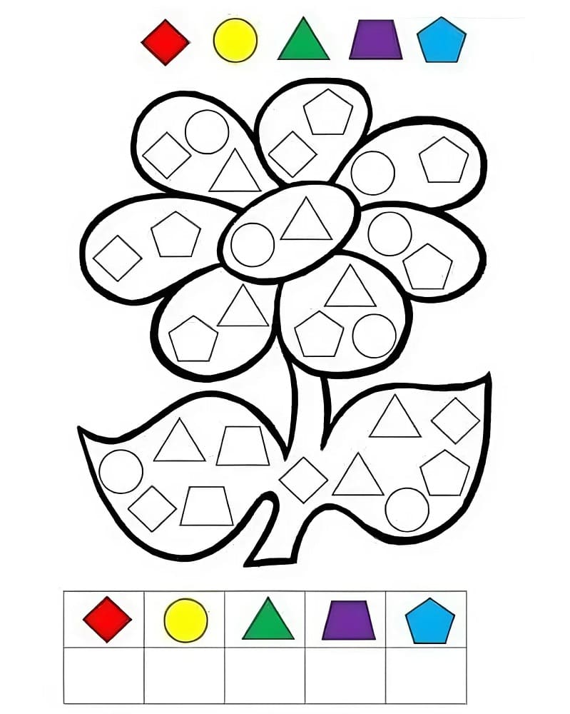 Flower Learning Shapes