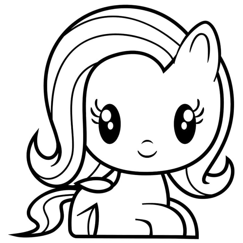 Fluttershy Cutie Mark Crew coloring page