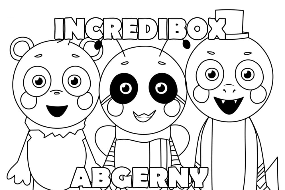 Free Abgerny Incredibox coloring page