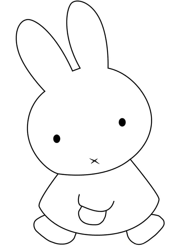 Free Drawing of Miffy