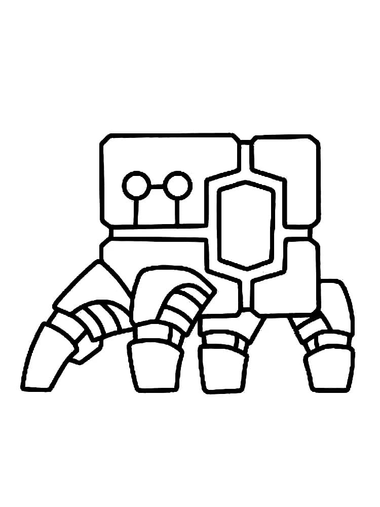 Free Geometry Dash coloring page