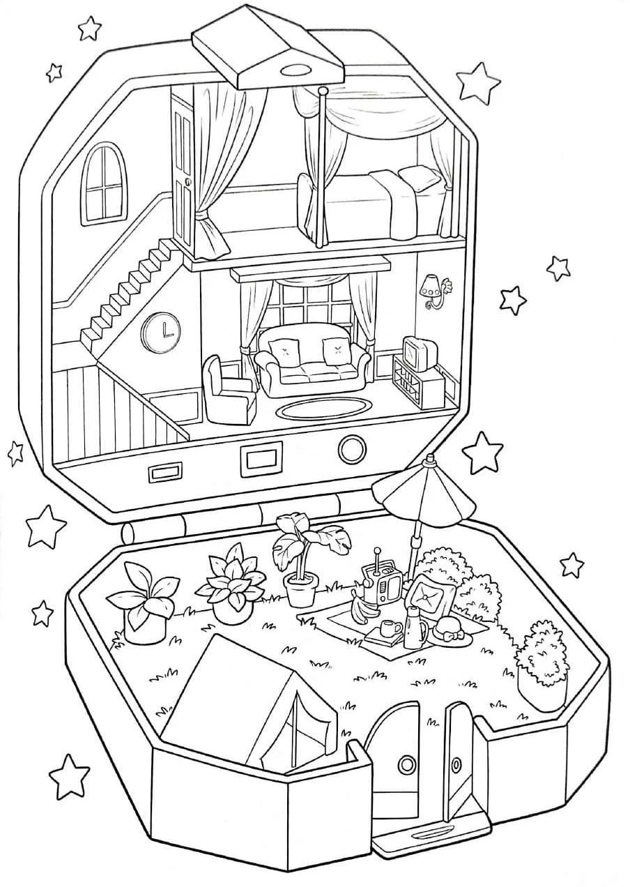 Free Pocket World Printable coloring page