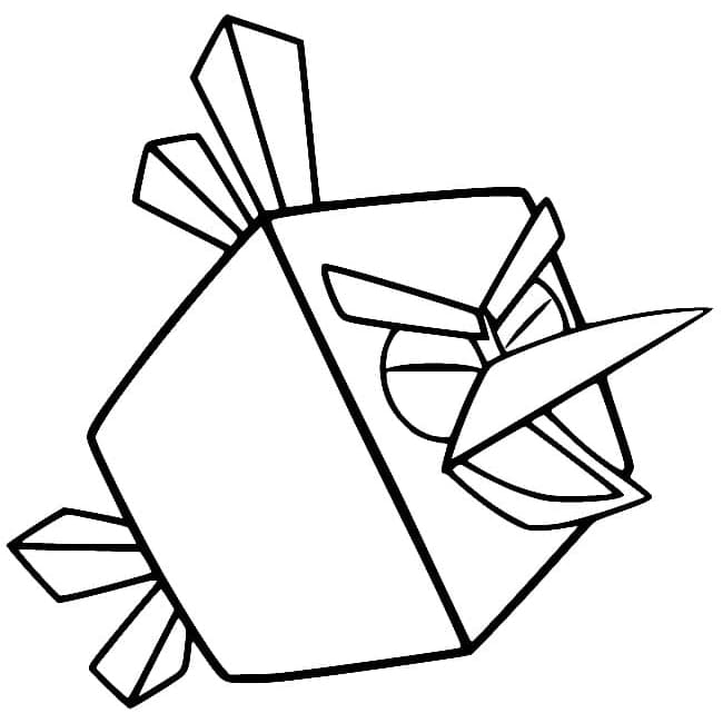 Free Printable Angry Birds Space coloring page