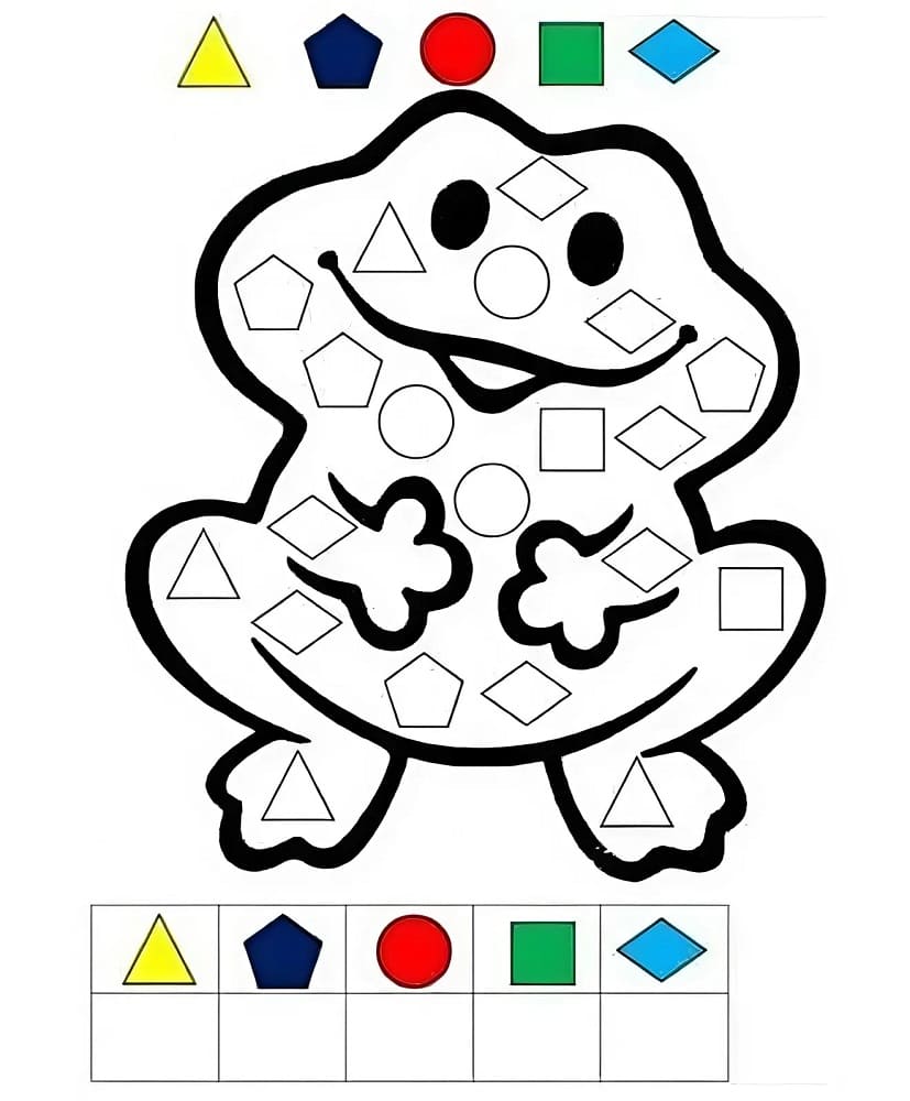 Frog Learning Shapes