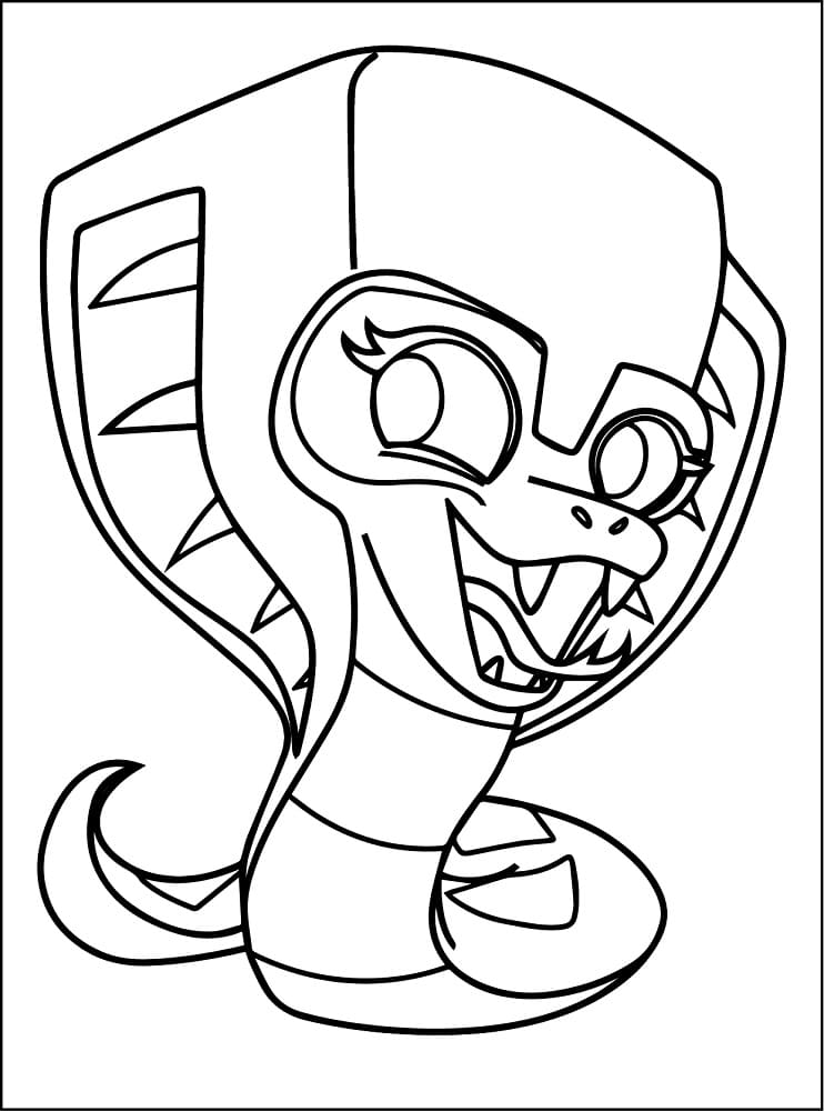 Iris from Zooba coloring page