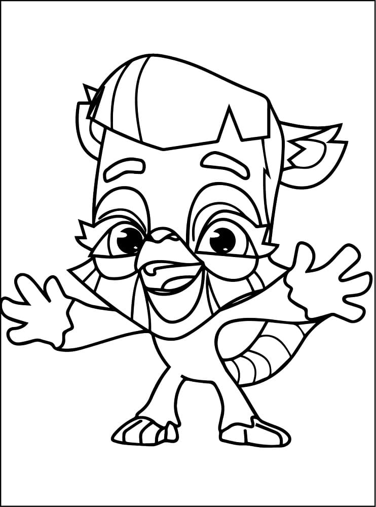 Joy from Zooba coloring page