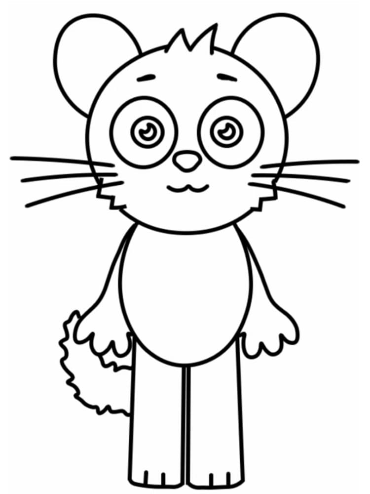 Kori the Chinchilla Abgerny Incredibox coloring page