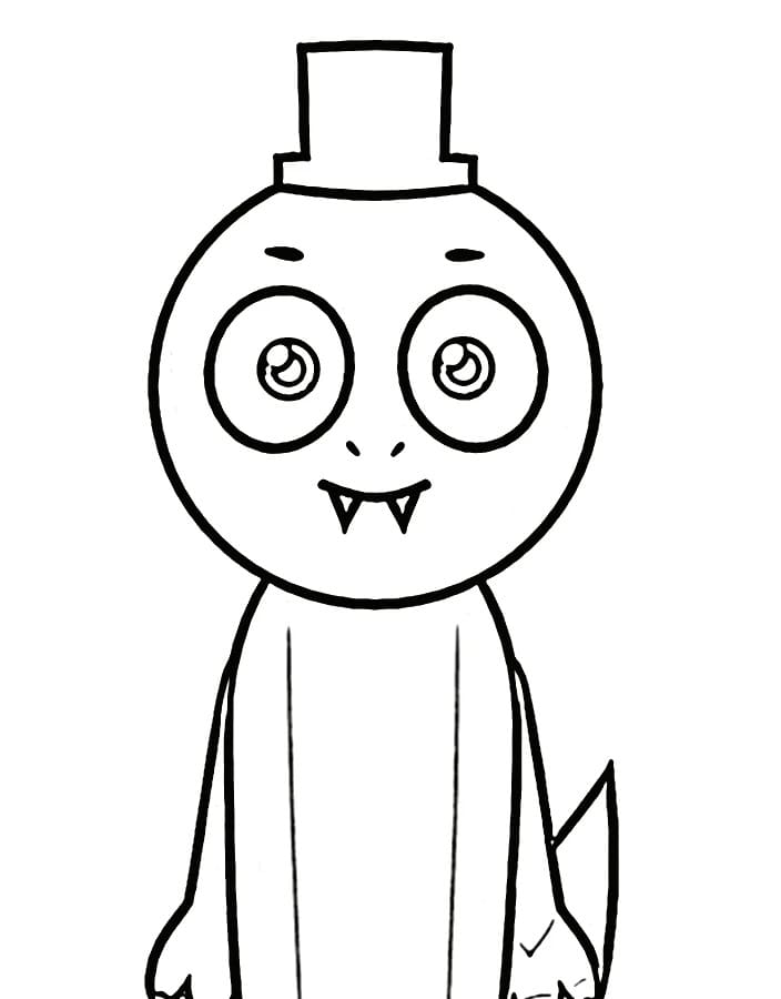 Marvin from Abgerny Incredibox coloring page